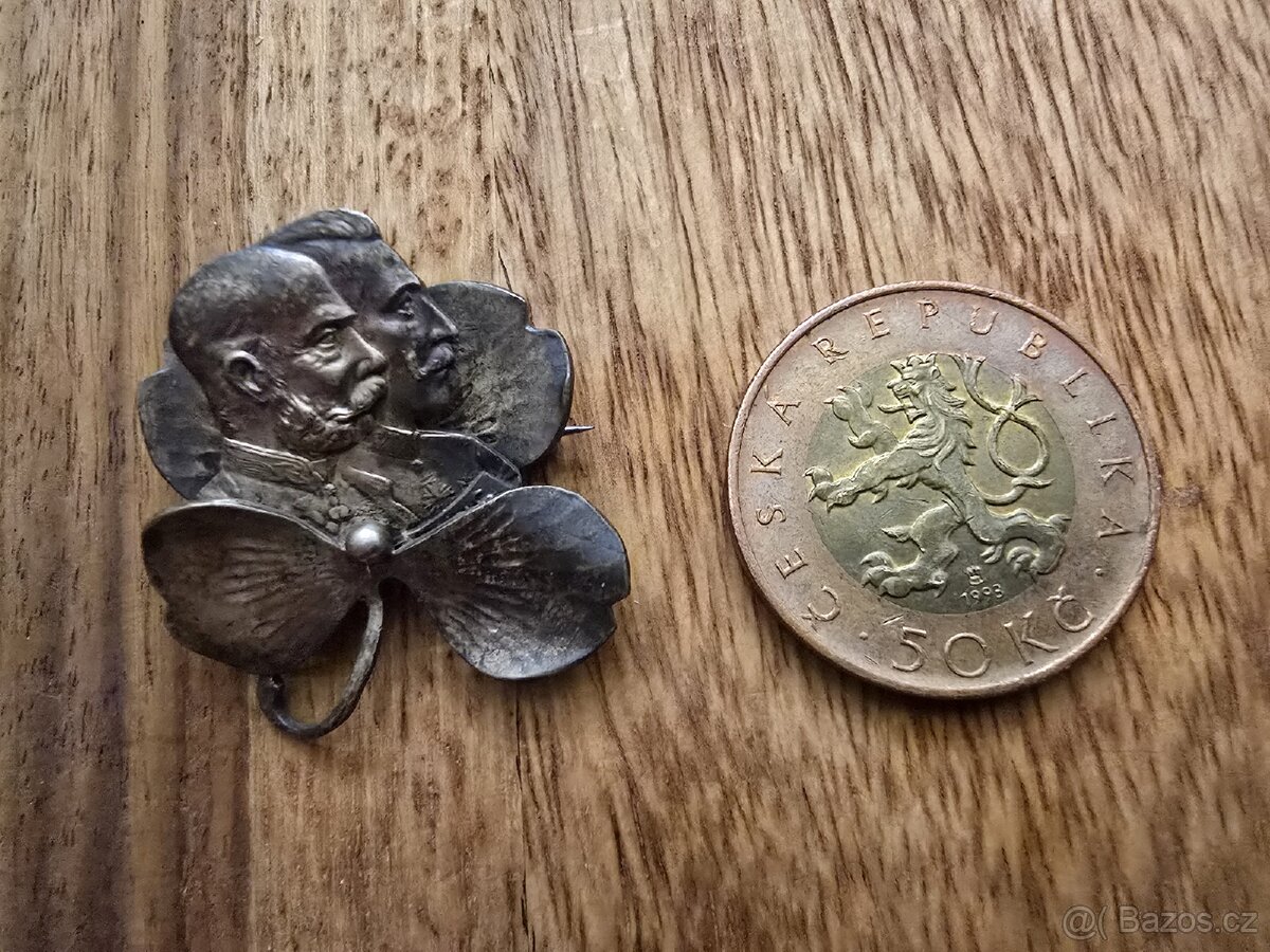 ODZNAK PATRIOTKA ČTYŘLÍSTEK - FRANTIŠEK JOSEF RU - 6