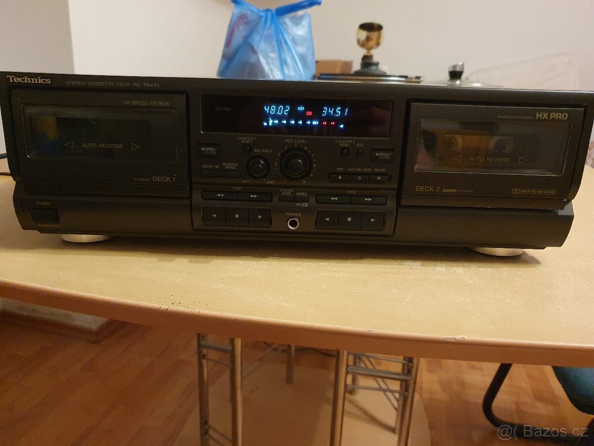 Technics RS-TR474 Double Cassette Deck Dolby B-C/HX PRO ATC - 6