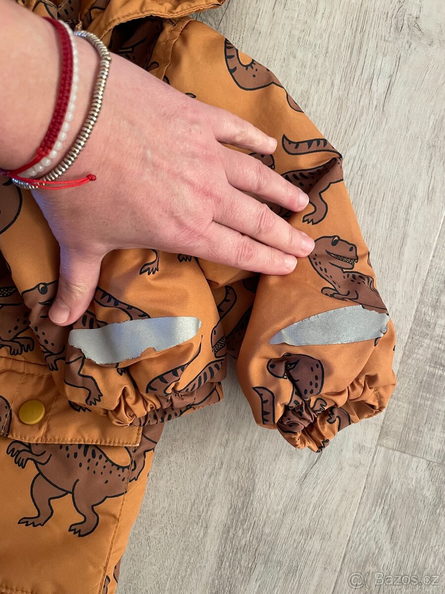 Zimní bunda s dinousaury Lindex - 6