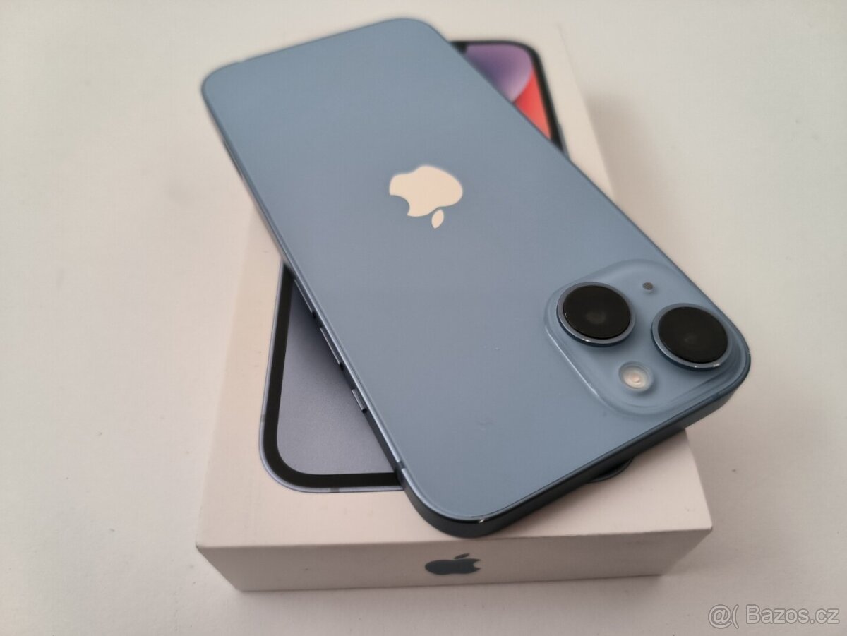 apple iphone 14 128gb Blue 100% Batéria - 6
