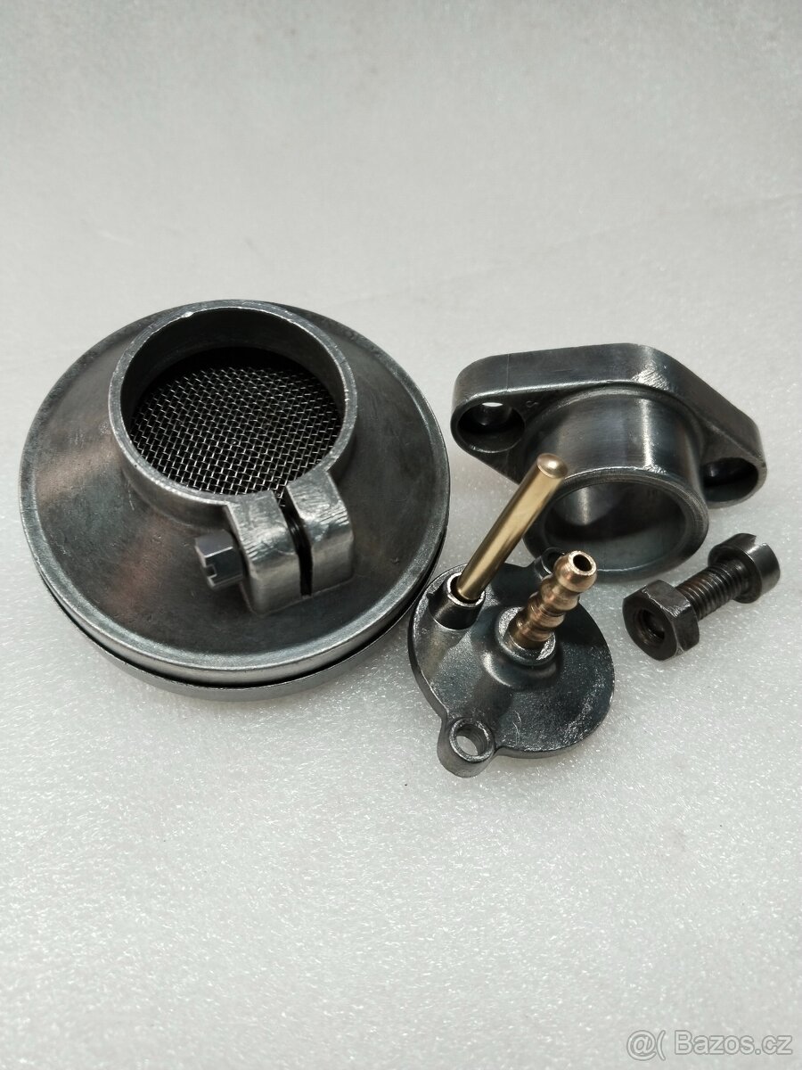 JAWA ČZ 125 175 FILTR KARBURÁTORU LIBEŇÁK PŘÍRUBA ORIGINÁL - 6