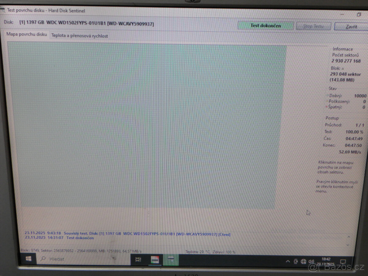 Hard disk Western Digital Black 1,5TB, bez vadných sektorů - 6