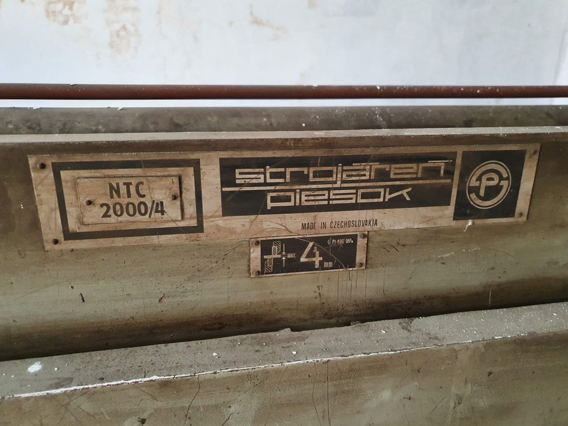 Tabulové nůžky NTC 2000/4 - 6