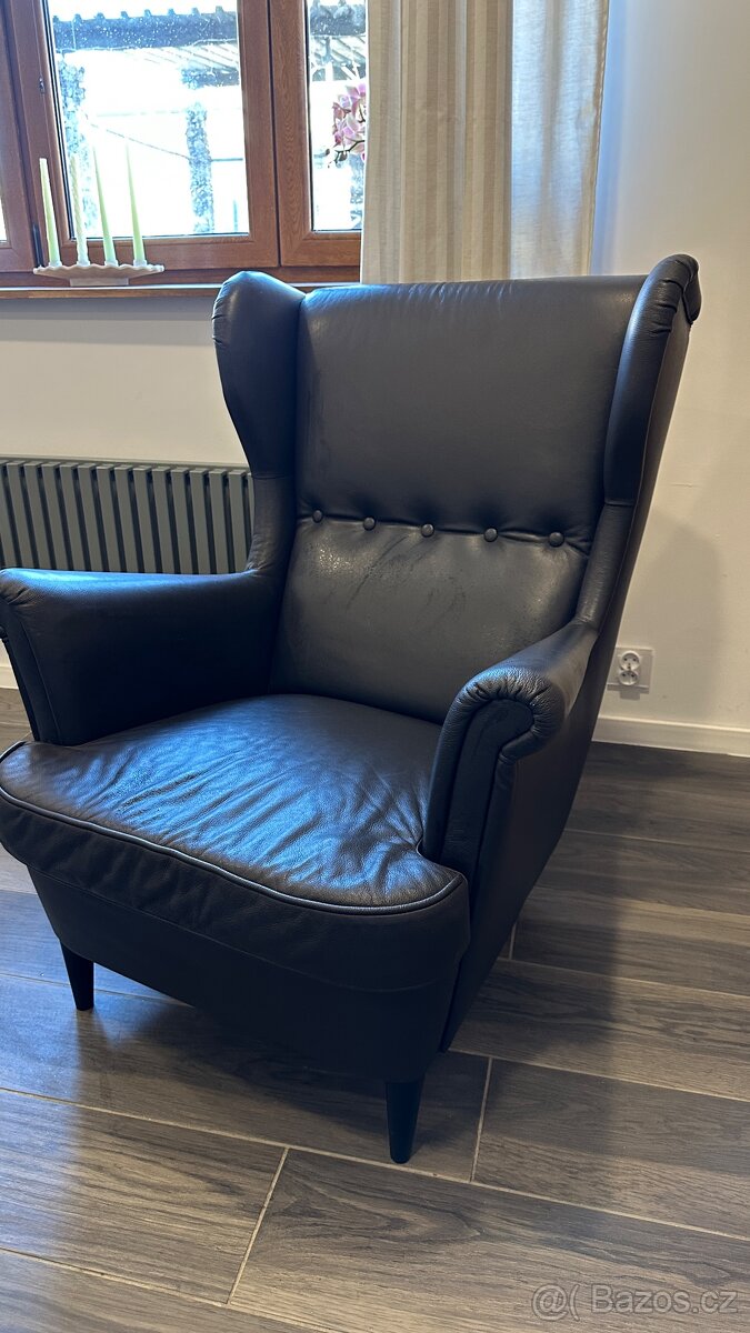 Kožený ušák Ikea - 6