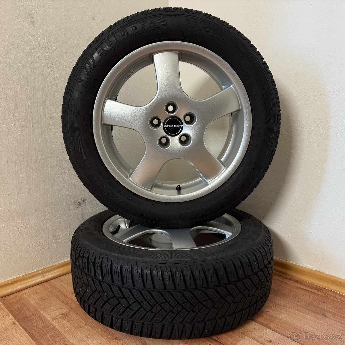 VW/ŠKODA/SEAT 5x100 R16 ET38+ZIMNÍ 205/55R16 7,5mm - 6