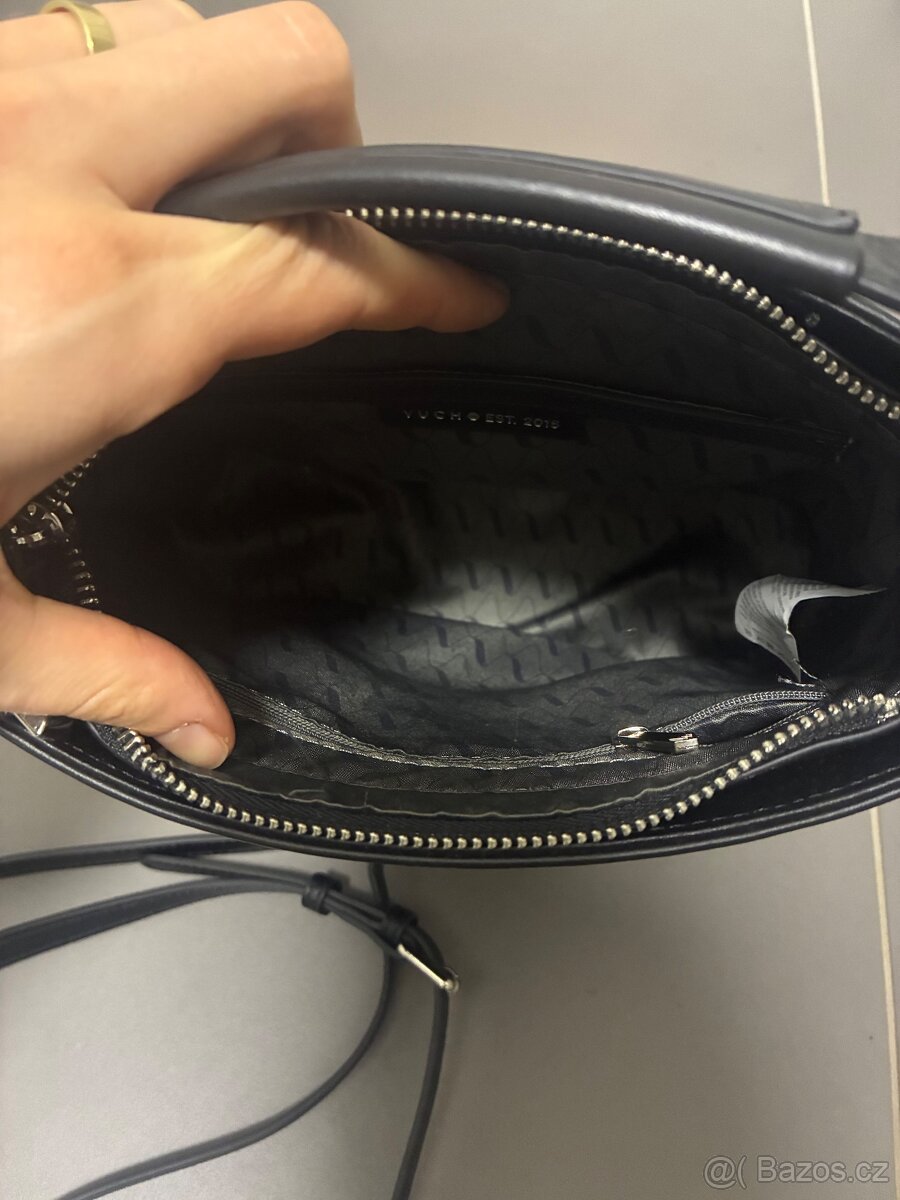 Kabelka kožená Vuch - Anerien Black - 6