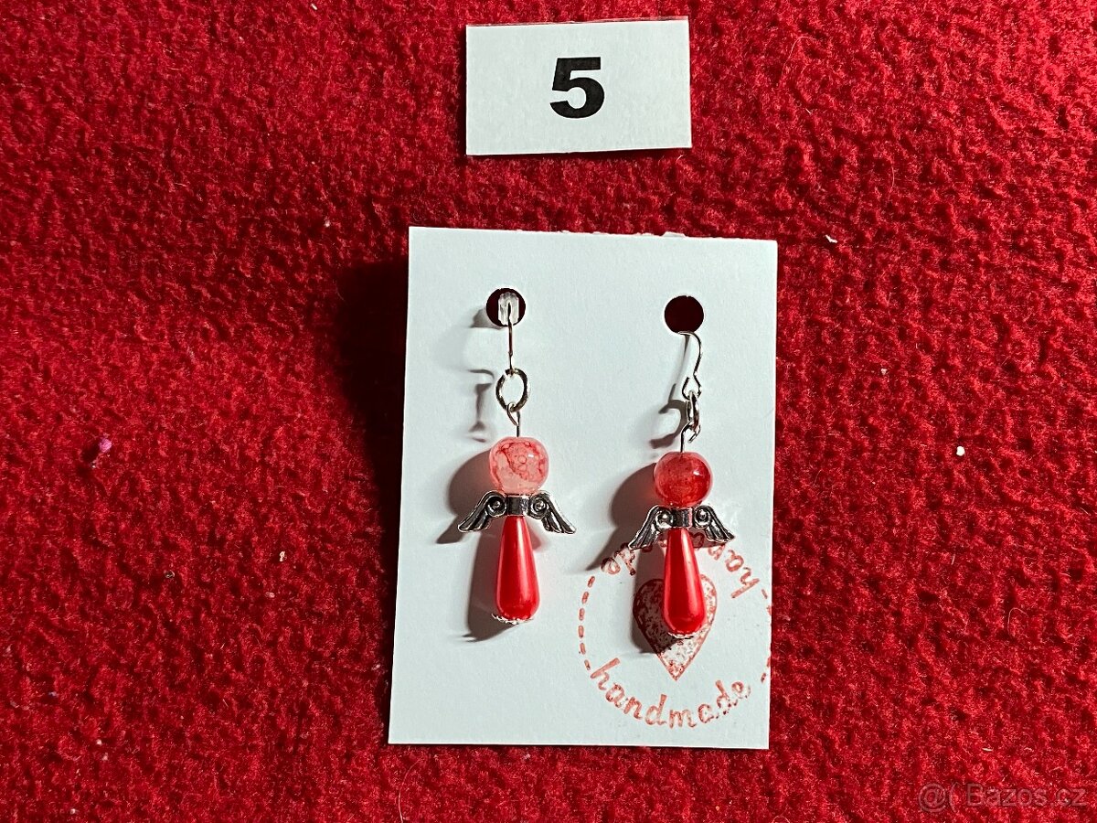 Naušnice - andílek - více variant - 6
