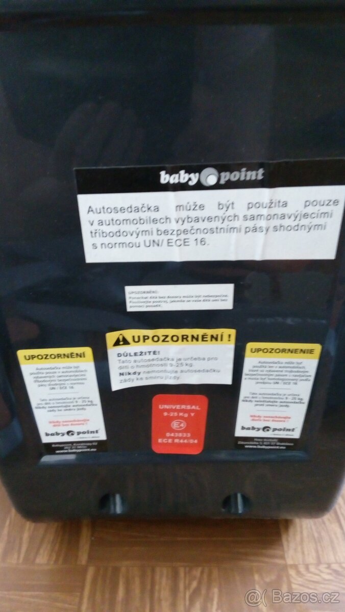 Autosedačka 9-25 kg, polohovací - 6