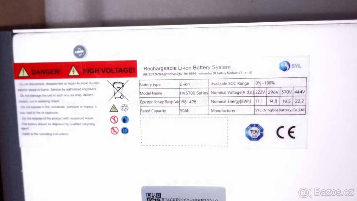 SYL HV BASE + HV BCU BOX (BMS) - 6