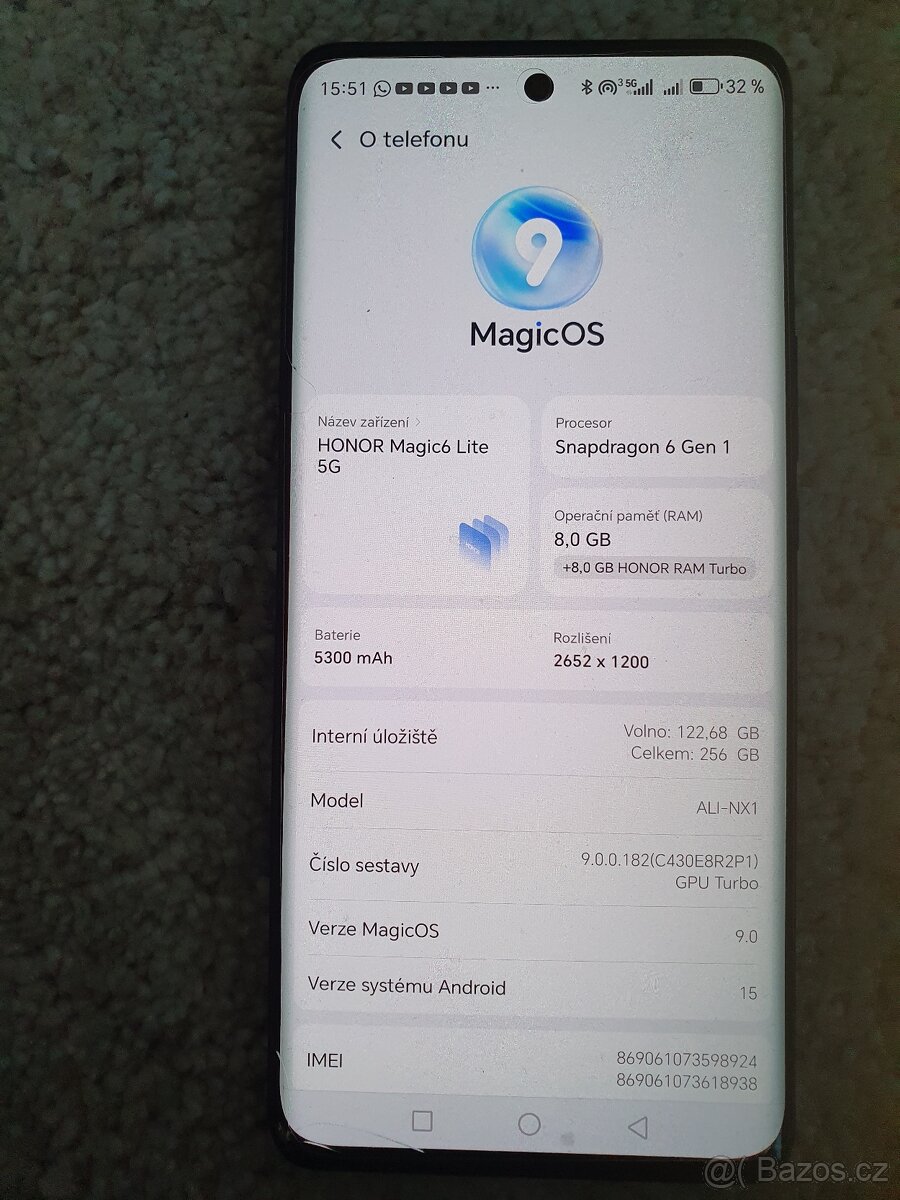 Honor Magic6 5G lite a Samsung S10+ - Vyměním - 6