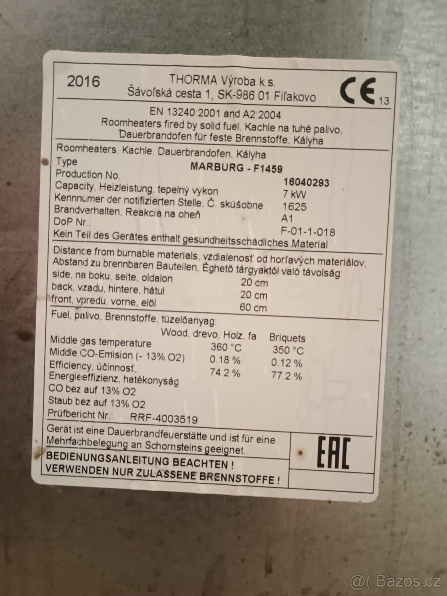 Kamna na uhlí Thorma - 6