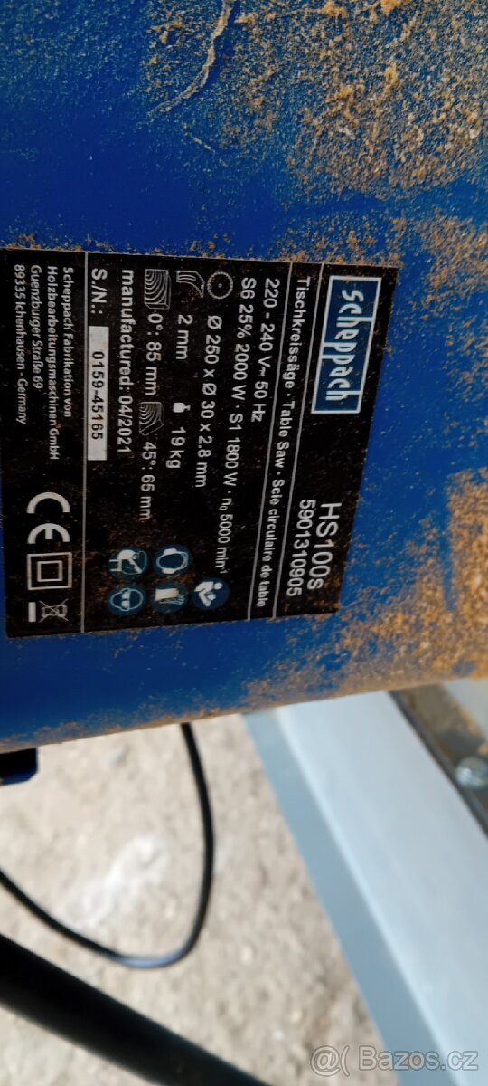 Stolní pila Scheppach HS100S - 6