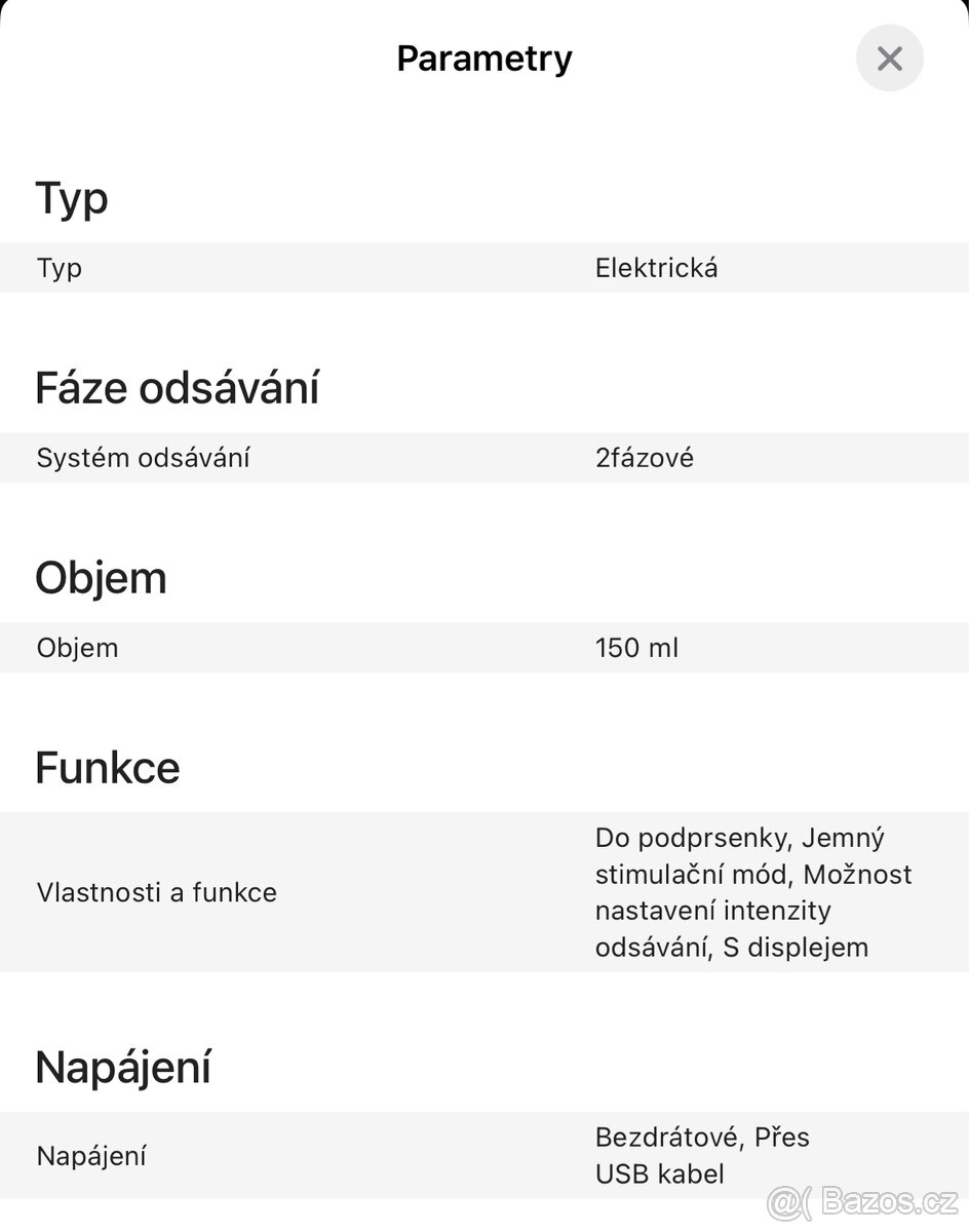 Canpol babies Elektrická odsávačka materského mléka - 6