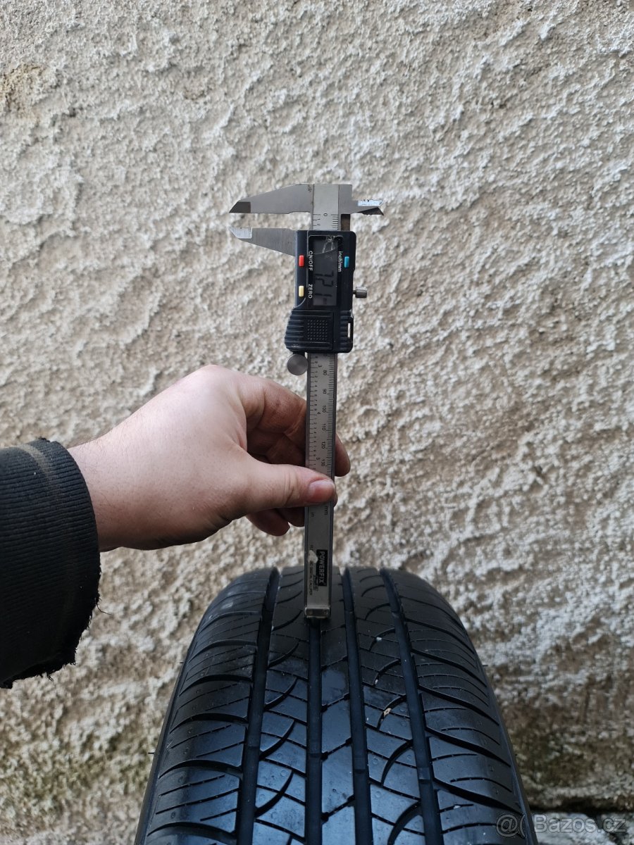 Plechy FORD 14",4x108, letní pneu 185/60/14 zašlu - 6