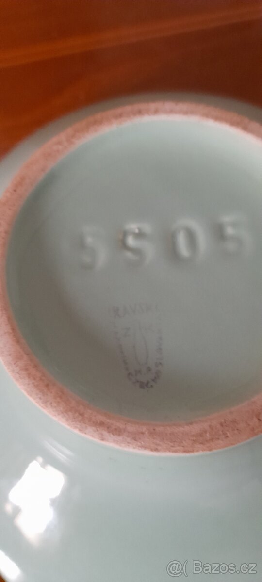 Retro popelník jezek a miska Kravsko 60. Léta - 6