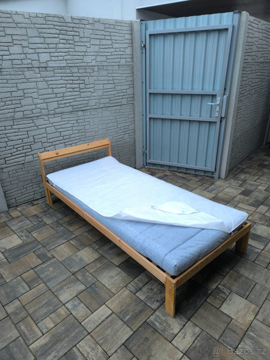Prodám postel + Matrací 90cm x 200cm - 6
