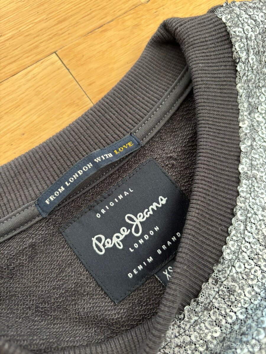 PEPE JEANS halenka mikina XS - 6