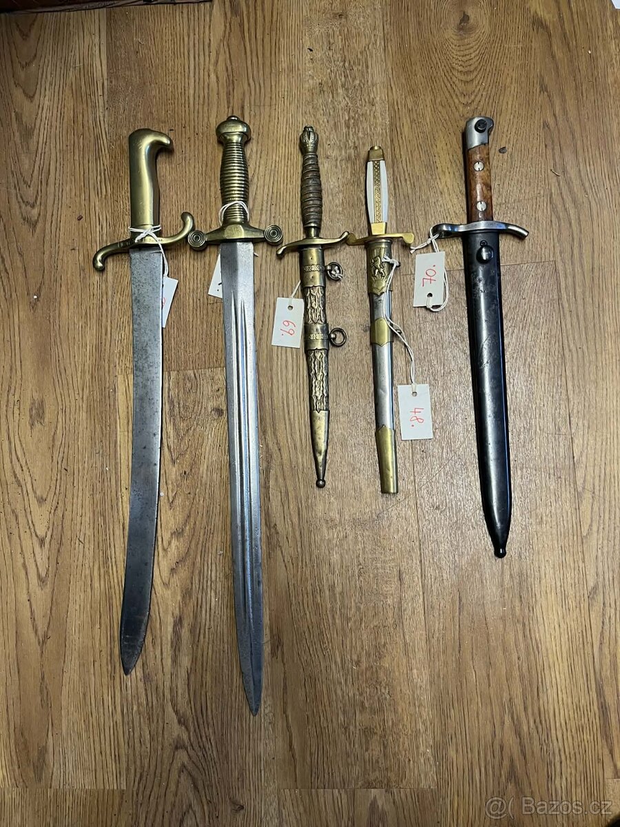 Historické šavle a kordy - 6