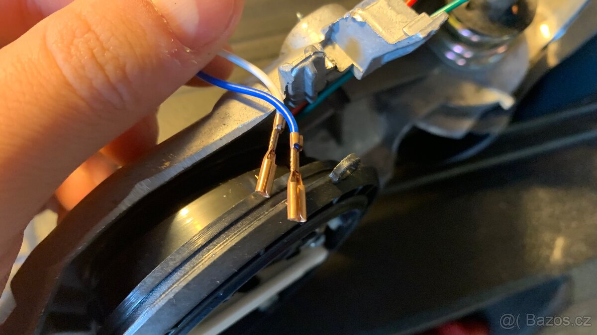 Zpětné zrcátko fabia levé + motorek pravé - 6