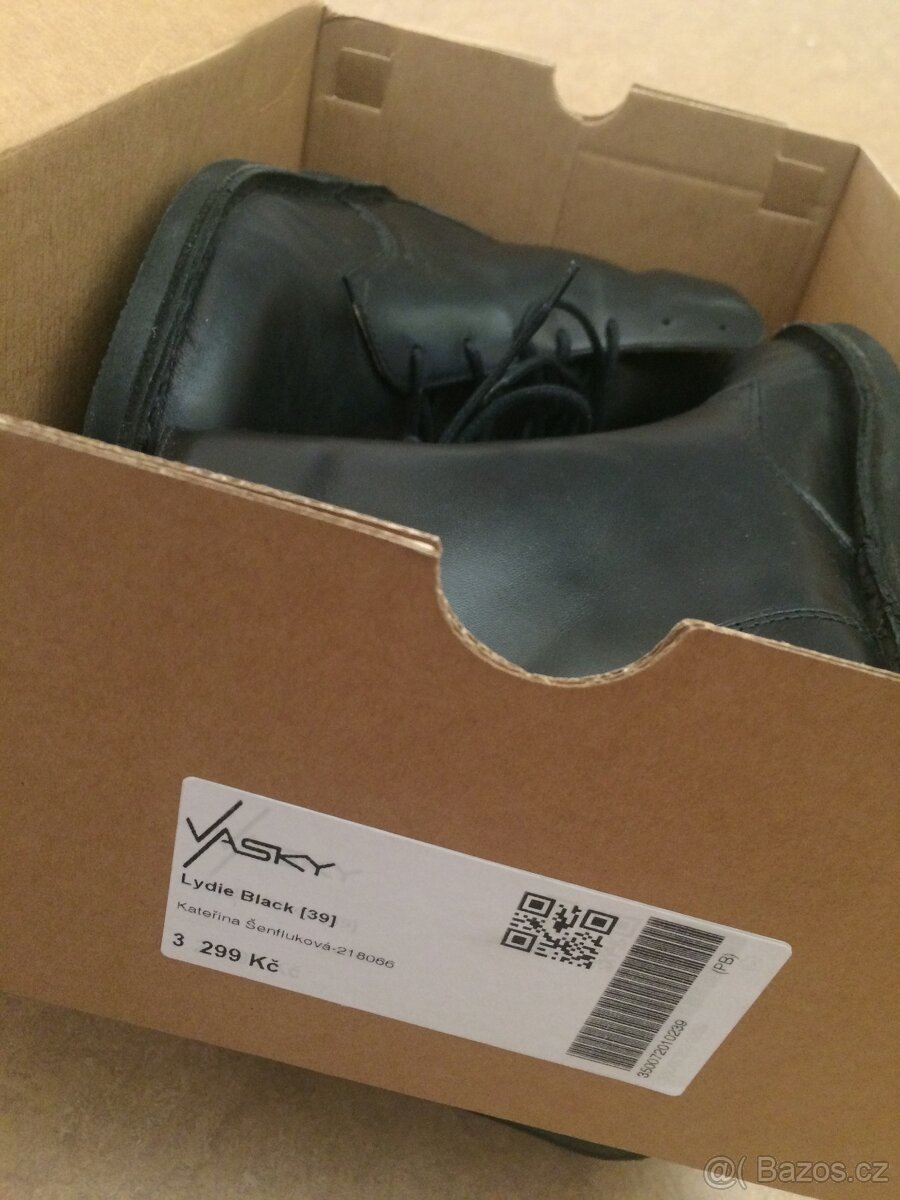 Boty Vasky Lydie Black vel. 39 - 6