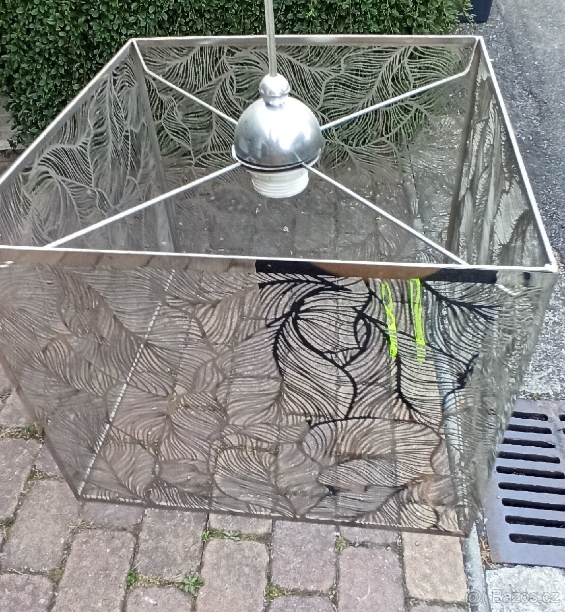 Stropní světlo kovová krychle - 6