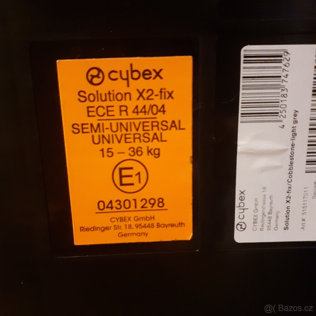 Dětská autosedačka Cybex Solution X2-fix (15 - 36 kg) - 6