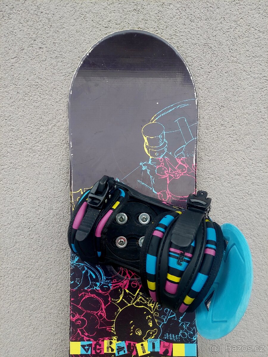 Snowboard GRAVITY SPITT, 110 cm + boty - 6