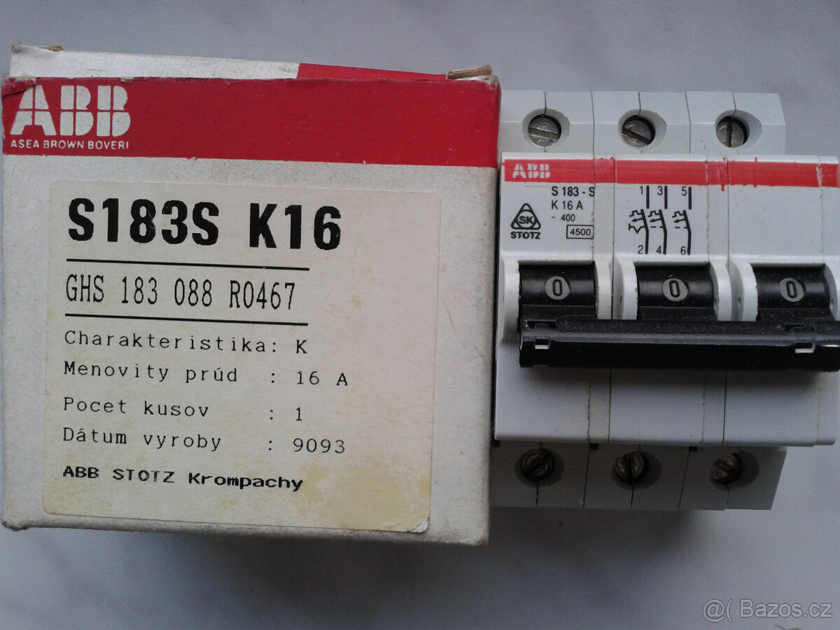 nepoužitý elektromateriál - 6