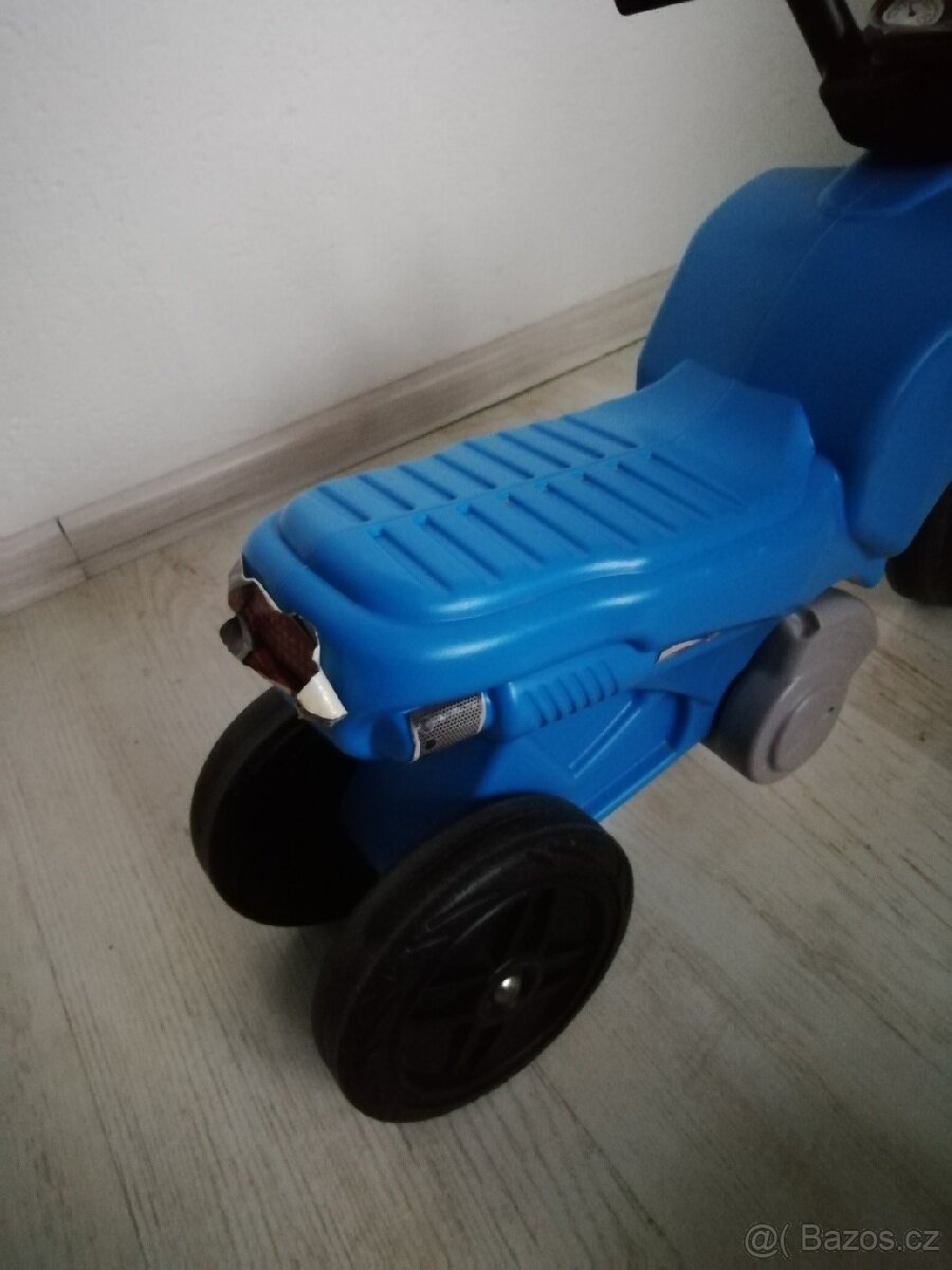 Odražedlo motorka. Modrá. - 6