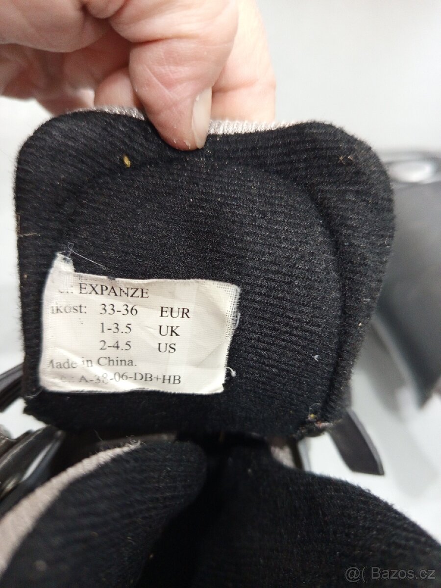 Dětské brusle 2 IN 1 33-36 velikost rostoucí - 6