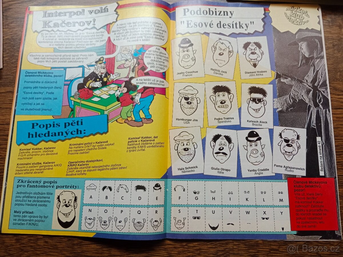 Mickey Mouse 1994 celá sada komplet 1500kč - 6