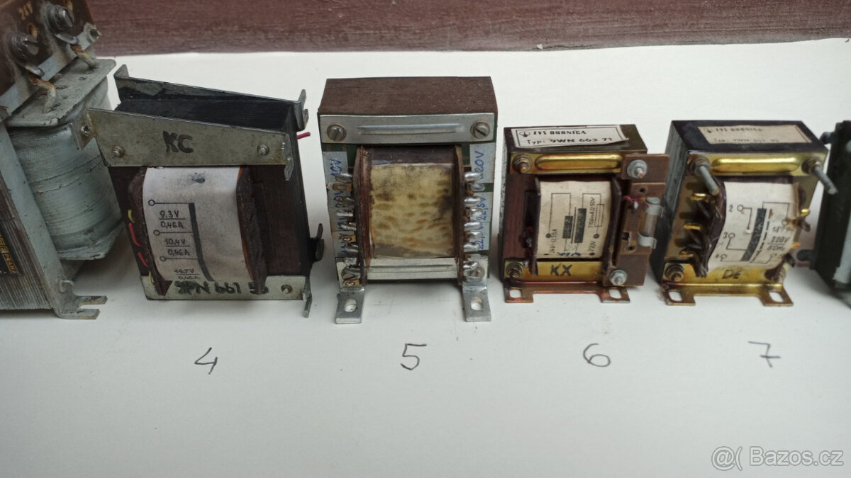 Transformátory síťové 220 V různé - 6