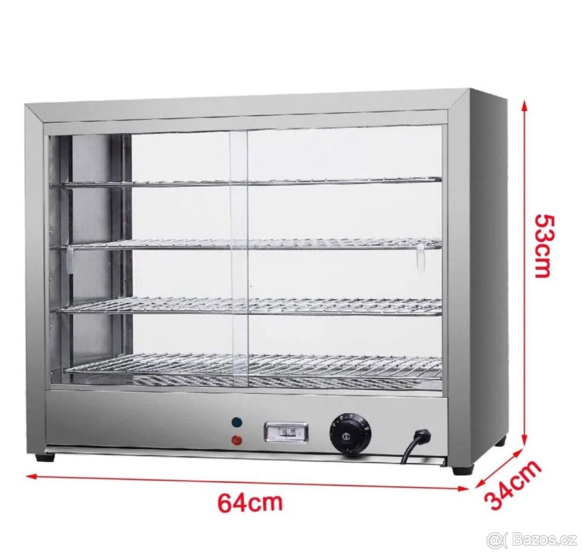 Nová Ohřívací Skříň na jídla z nerezové oceli 800W - 6