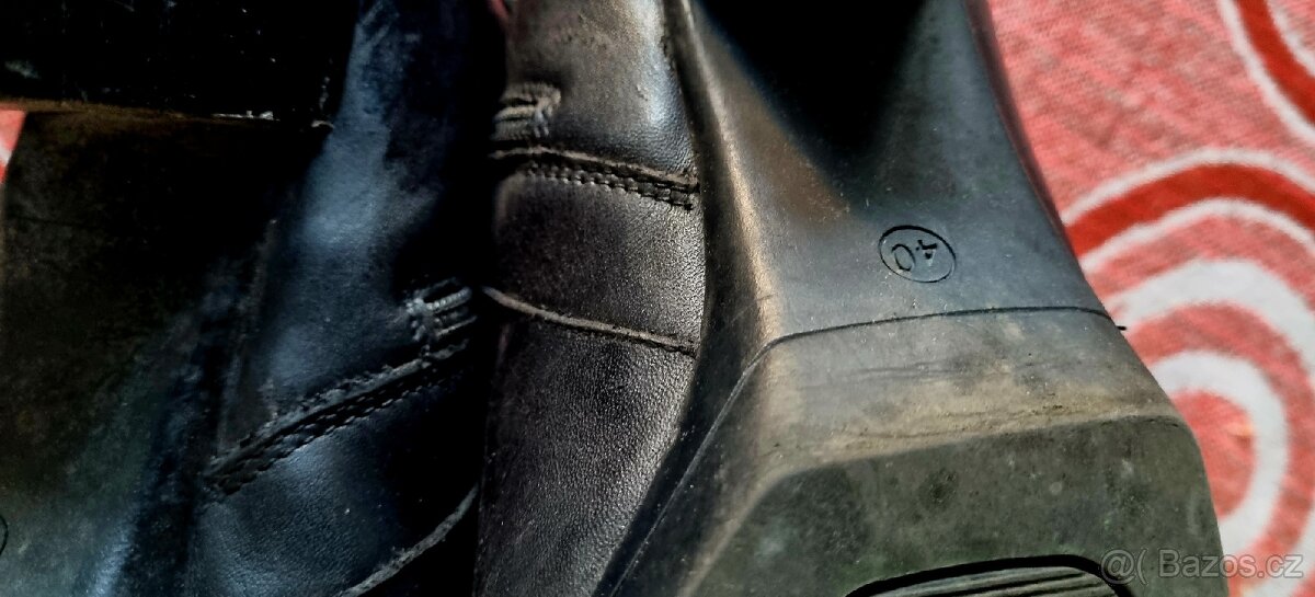 Černé jarní boty - 6