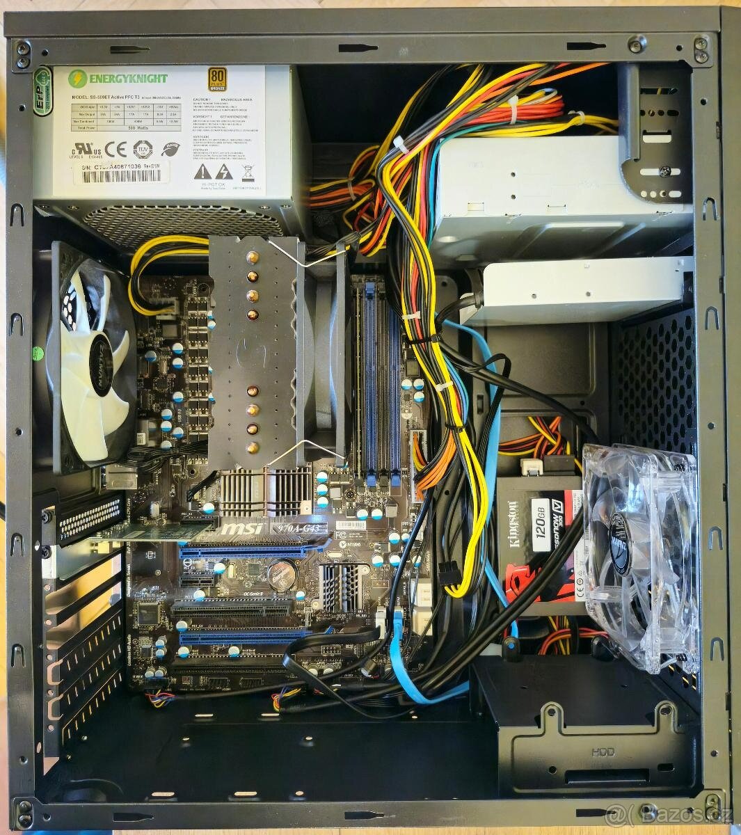 Stolní PC na hry, AMD 4,2 GHz, 16 GB RAM, Radeon R9 2GB, OS - 6