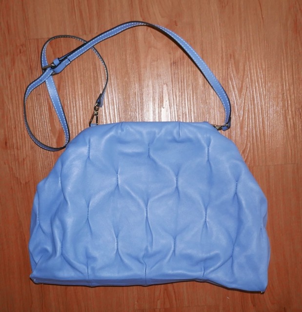 Nová kožená italská kabelka, zn. Vera Pelle - 6