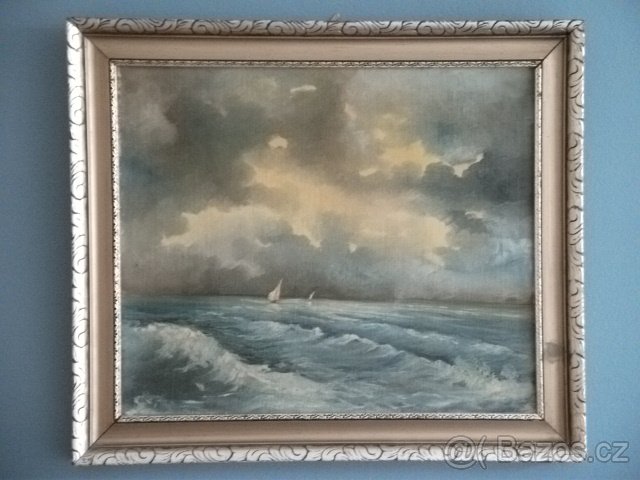 Jiří KREJČi olej na plátně- moře - 6