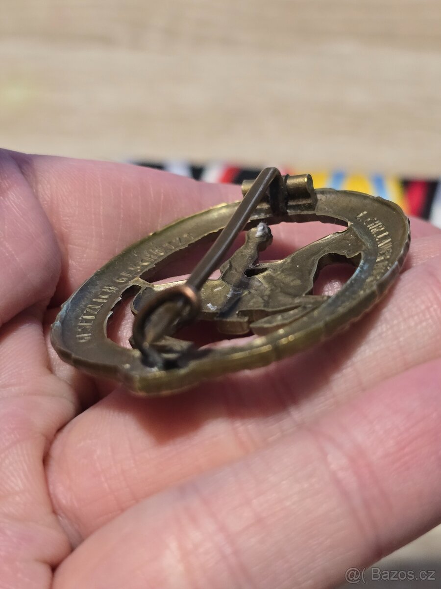 Německý jezdecký odznak v bronzu - 6