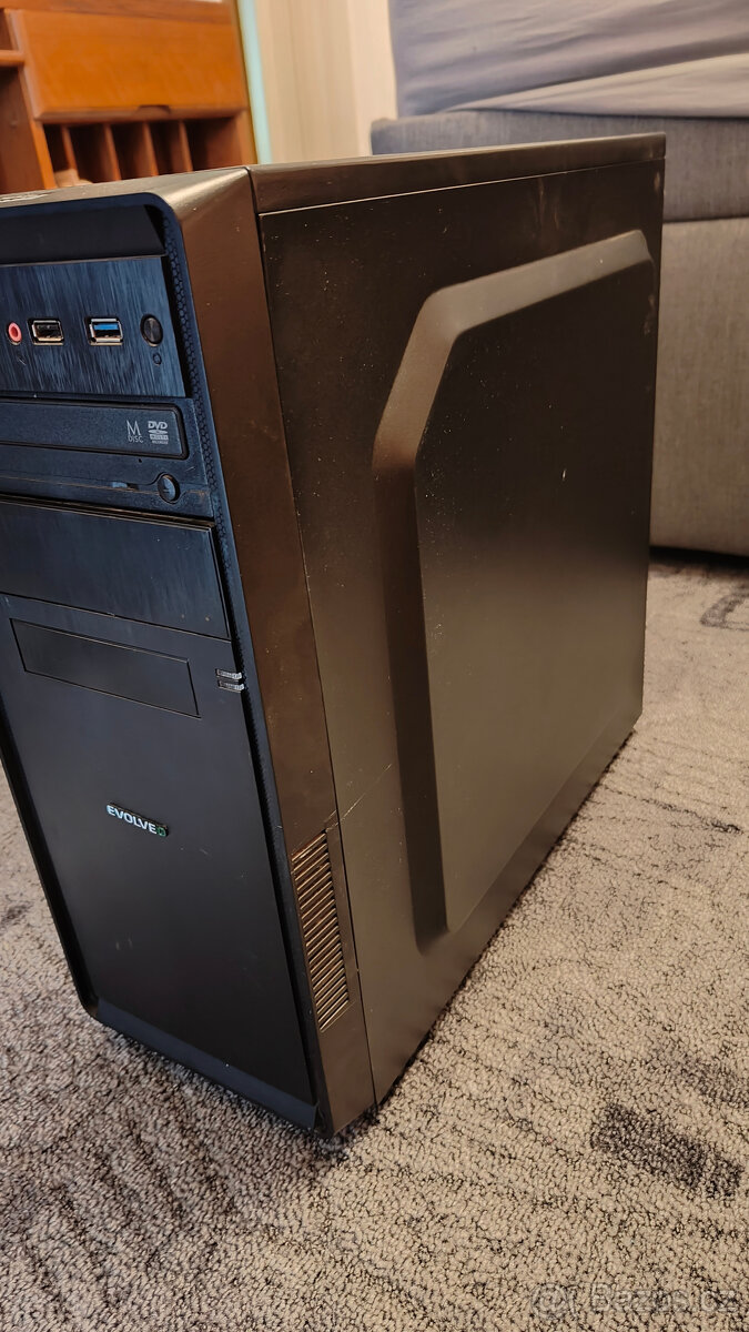 Počítačová skříň Evolveo + zdroj Evolveo 500W - 6