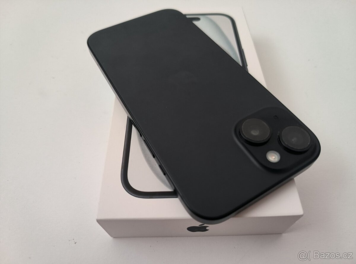 apple iphone 15 128gb Midnight 100% Batéria - 6