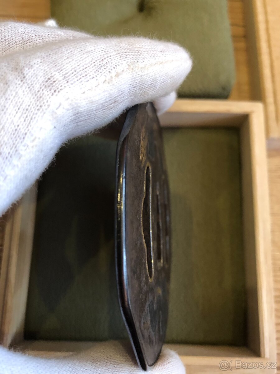 Japonská Starožitná Tsuba - Záštita Japonského Meče - 6