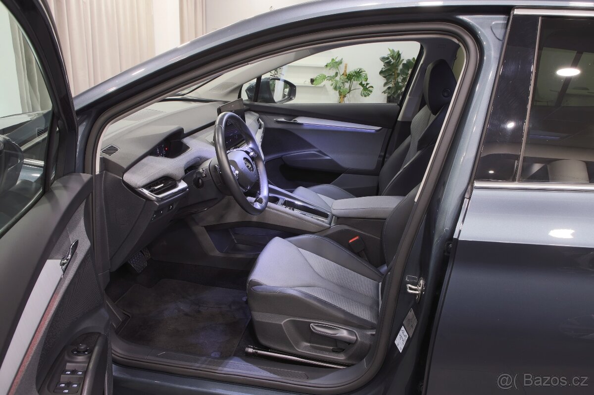 Škoda Enyaq 132kW SOH 95,3% 54tkm Kůže - záruka Autodraft - 6