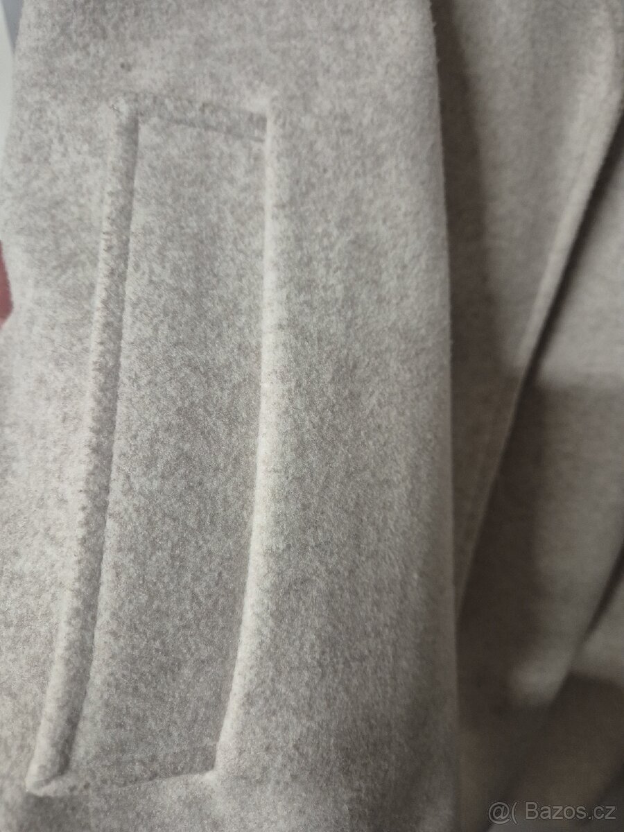 béžový dámský kabát – jako nový - 6