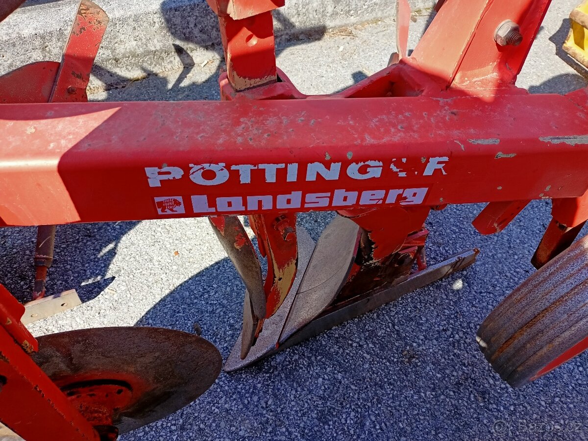 Pěkný pluh Potinger 2 radlice ibracak - 6
