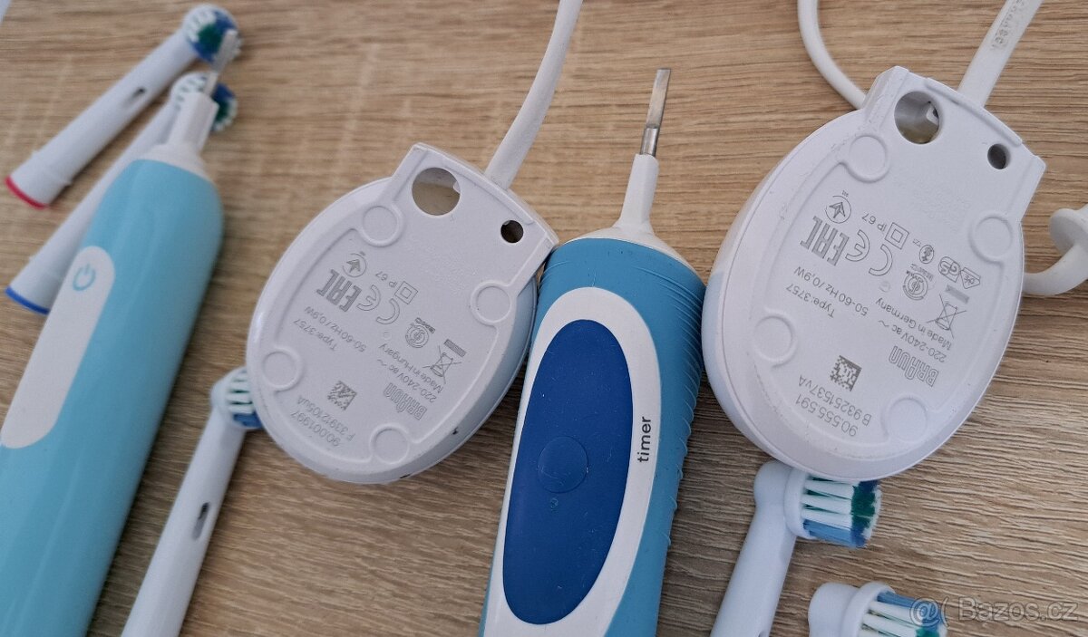 2x elektrický zubní kartáček Oral B, nový a zánovní - 6