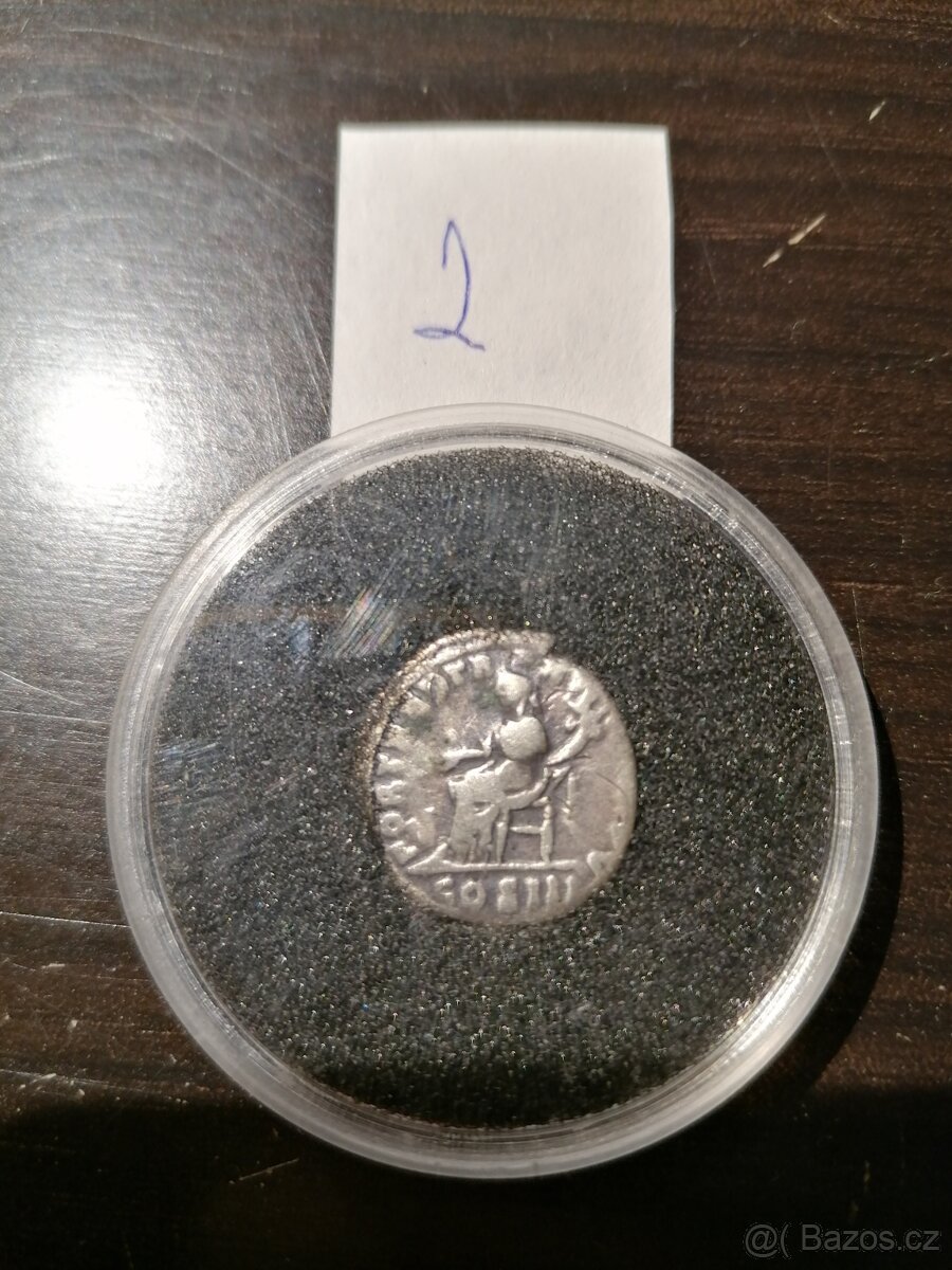 Římské stříbrné denáry 5ks - 6