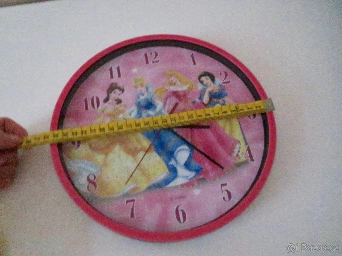 detske nástenné hodiny Disney Princezny - 6