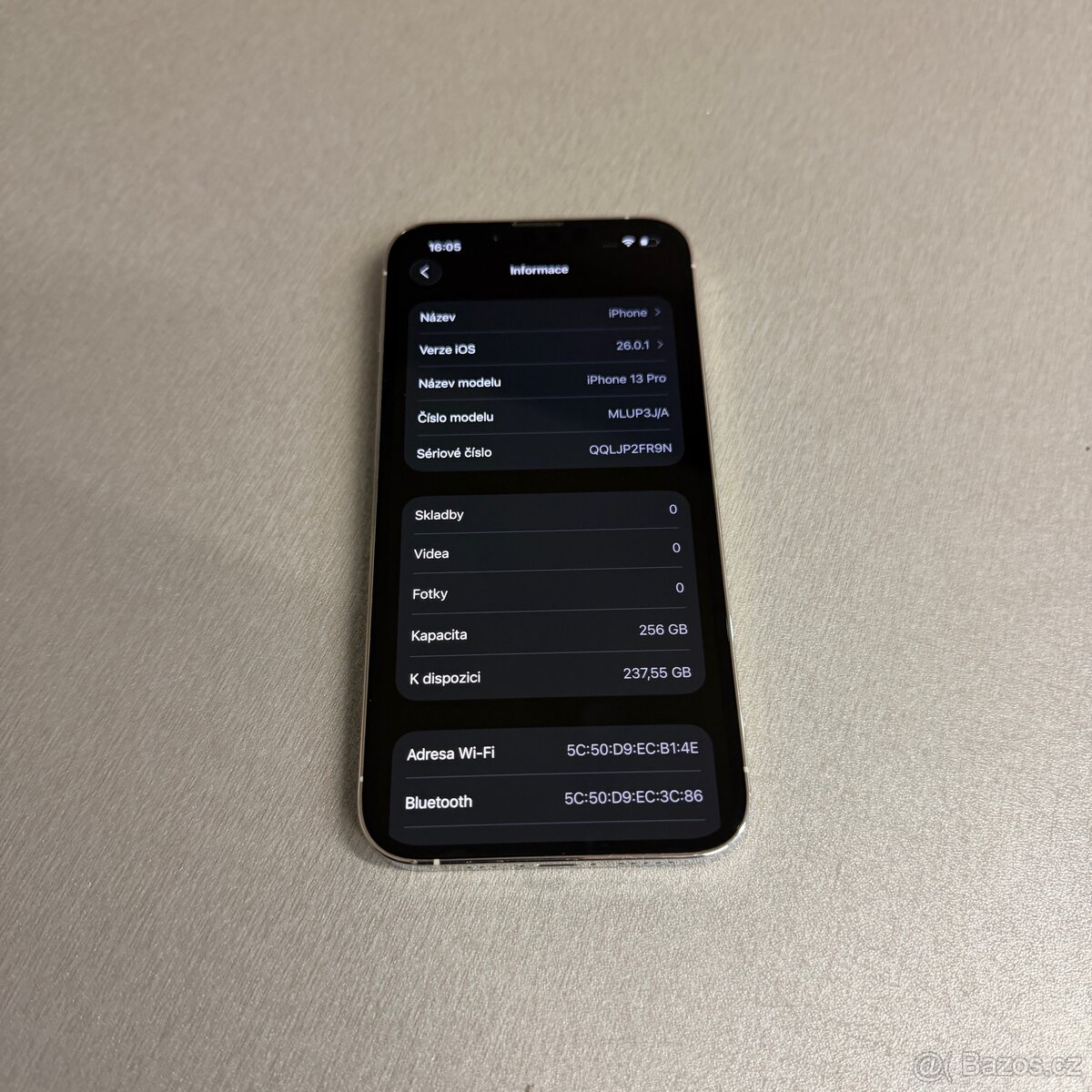 iPhone 13 Pro 256GB silver, bez škrábance, 12 měsíců záruka - 6