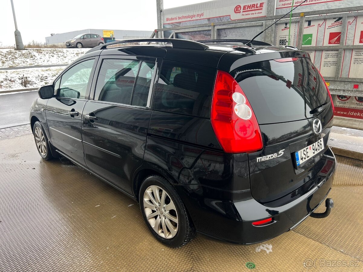 Mazda 5 2.0 D. Rok 2007. Tažné, 7místná. Tempomat. Klima - 6