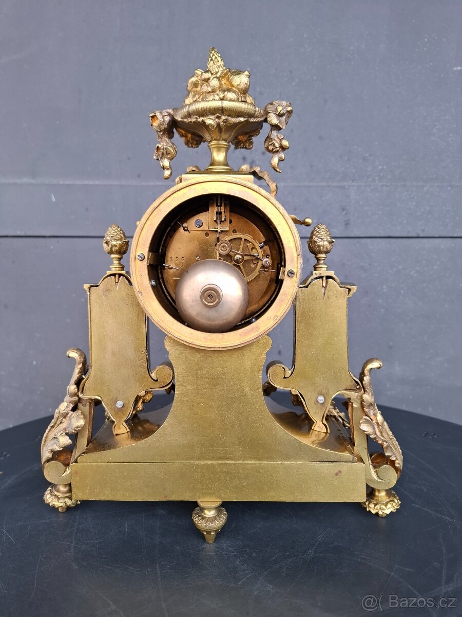 Francouzské bronzové hodiny - 6
